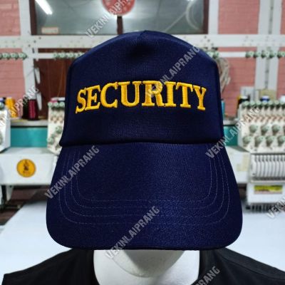 หมวกแก๊ปสีกรม SECURITY รักษาความปลอดภัย