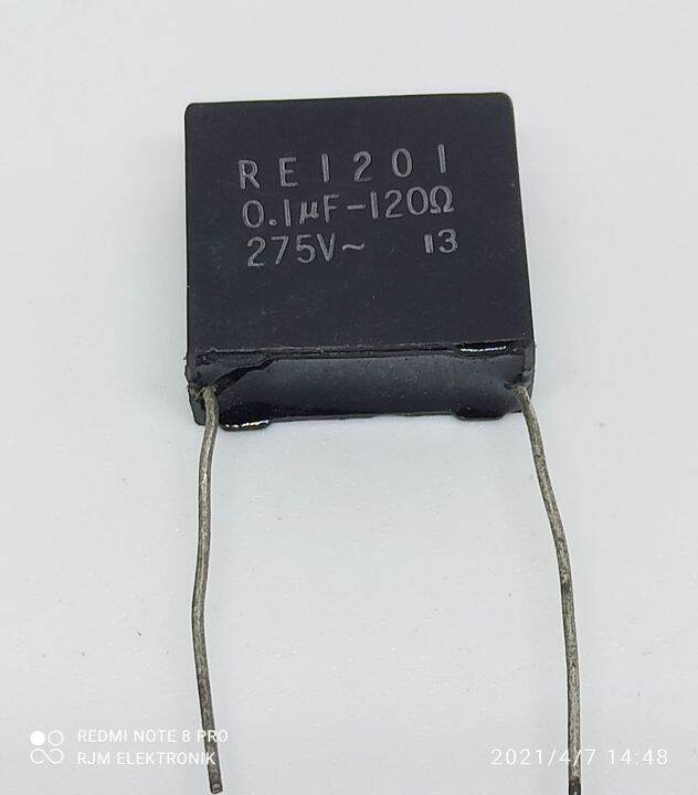 Soppressore Di Scintille RC | 0.1uF 275V + 120R | RE/SE1201 | Elimina Archi Elettrici