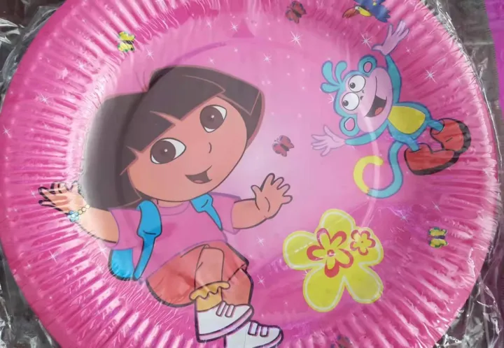 9” cartoon character printed party paper plate 223 | Lazada PH