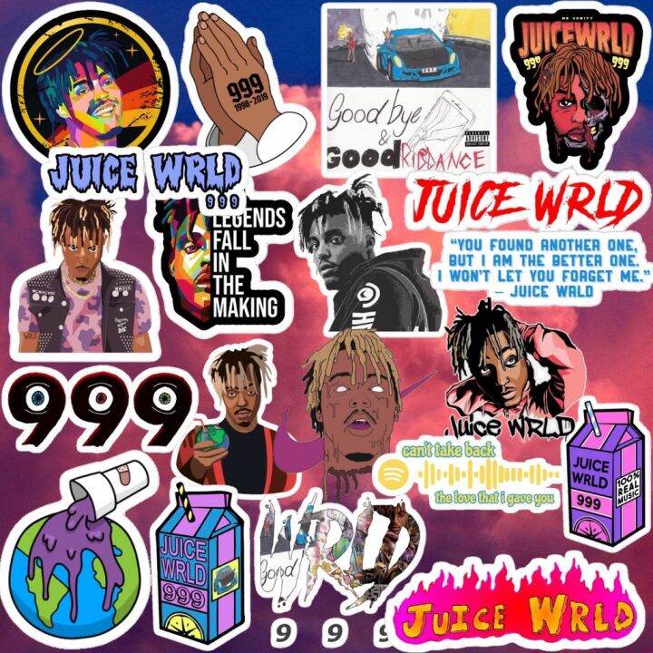 20 pcs JUICE WRLD Sticker Set Lazada PH