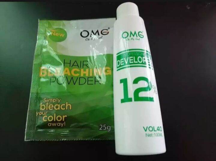 OMG Bleaching and Developer set Lazada PH