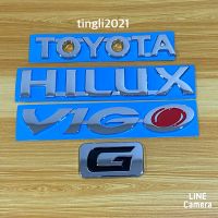 โลโก้* toyota Hilux vigo G ยกชุด 4 ชิ้น