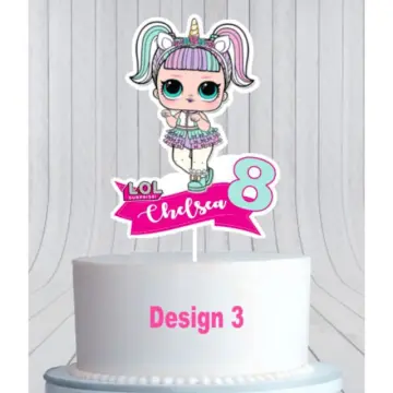 Lol Surprise C5 Cake Topper Centerpiece Birthday Party Decorations –  Ediblecakeimage