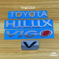 โลโก้* toyota Hilux vigo V ยกชุด 4 ชิ้น