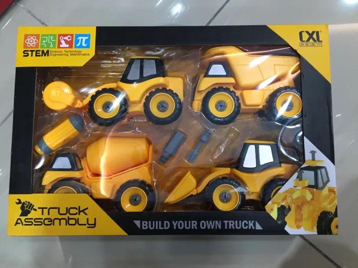 Build Your Own Truck toy ( good for kids to learn build assemble) Lazada