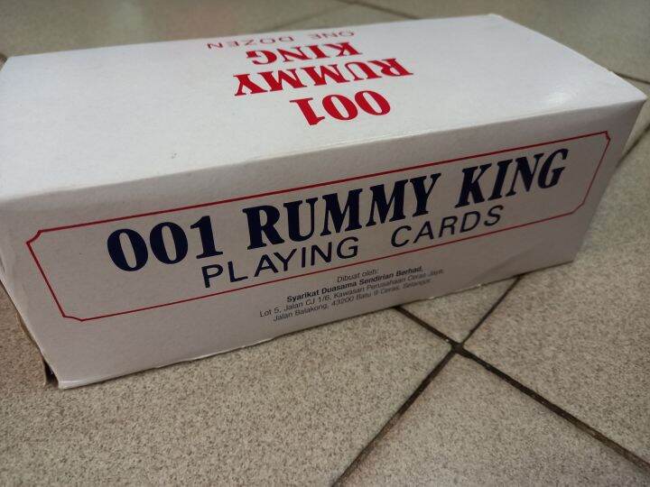 001 Rummy King Playing Card One dozen Lazada