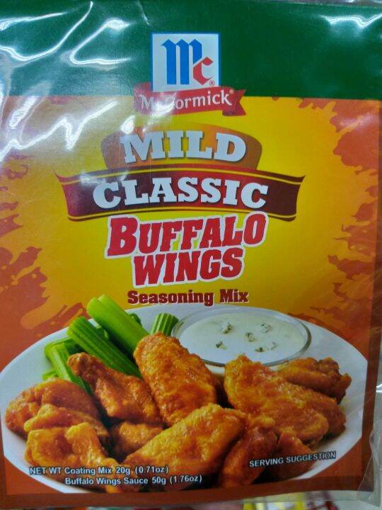 McCormick Mild Classic Buffalo Wings Seasoning Mix (20g coating mix