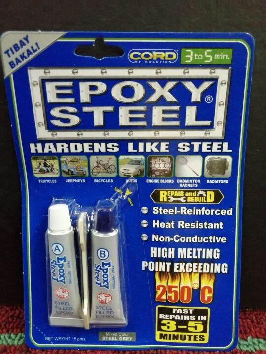 Cord Epoxy Steel 15gms. (epoxy A & B) Lazada PH