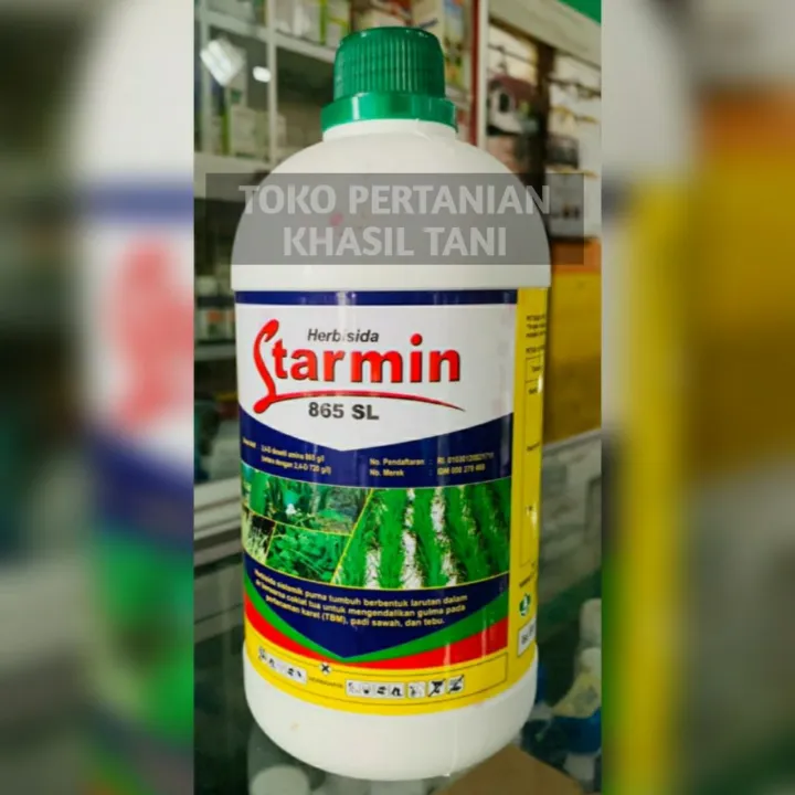 Herbisida STARMIN 865 SL Isi Bersih 1000 Ml Untuk Padi, Tebu & Karet ...