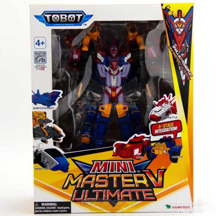 TOBOT V GALAXY Detectives 8" Transform Figure Ragazzi Giocattolo Auto Camion Veicolo Robot EUR 26,16 - IT