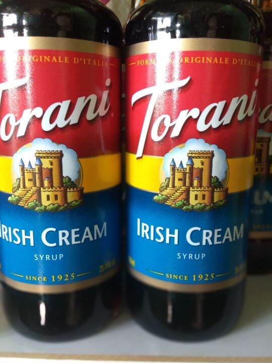 TORANI SYRUP IRISH CREAM (750ML) Lazada PH