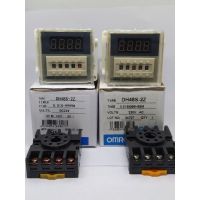 ทามเมอร์  DH48S-2Z (0.01St99h 99M220VAC) (0.01S-9999H24VDC)   Power On Delay Timer(พร้อมซ๊อกเก็ต) มีของพร้อมส่ง