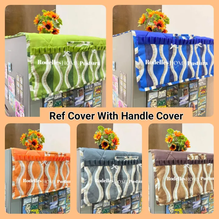Ref Cover with Side Pocket and Handle Cover Cypress Wave Design Lazada PH
