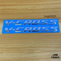 โลโก้* คำว่า V-CROSS  ขนาด* 2 x 22 cm ติด ISUZU D-MAX ปี 2020  ราคาต่อคู่