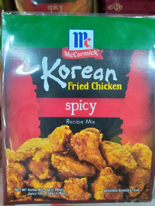 McCormick - Korean Fried Chicken - Spicy Recipe Mix - 95 G