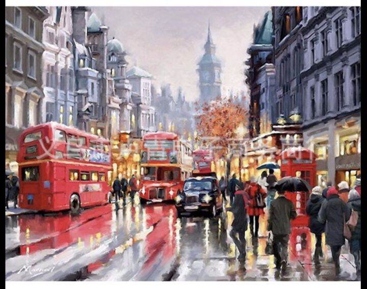 ภาพระบายสีตามตัวเลข-paint-by-numbers-london