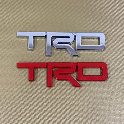 โลโก้ TRD ติดท้าย Toyota ขนาด* 3.5 x 12.8 cm ราคาต่อชิ้น