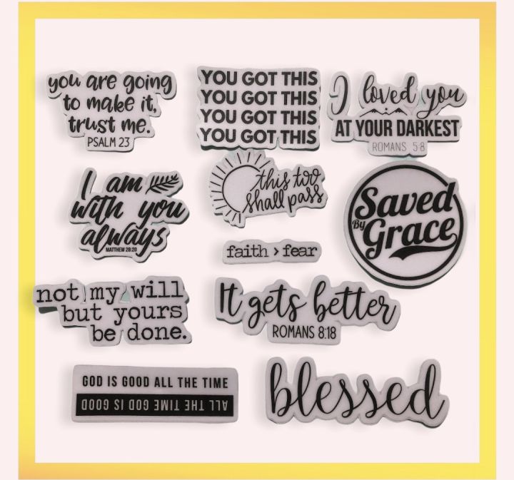 STICKER PACK: BIBLE VERSE (waterproof) | Lazada PH