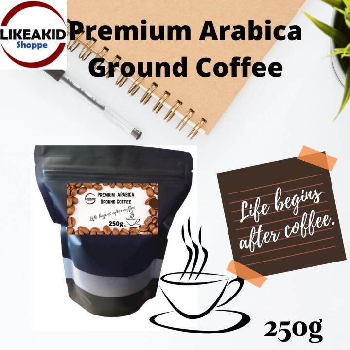 Organic Premium Arabica Ground Coffee 250g Lazada PH