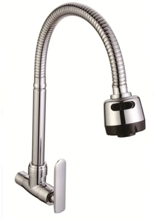 flexible faucet kitchen sink 360° rotation and two effluent modes saving tap water saving wall