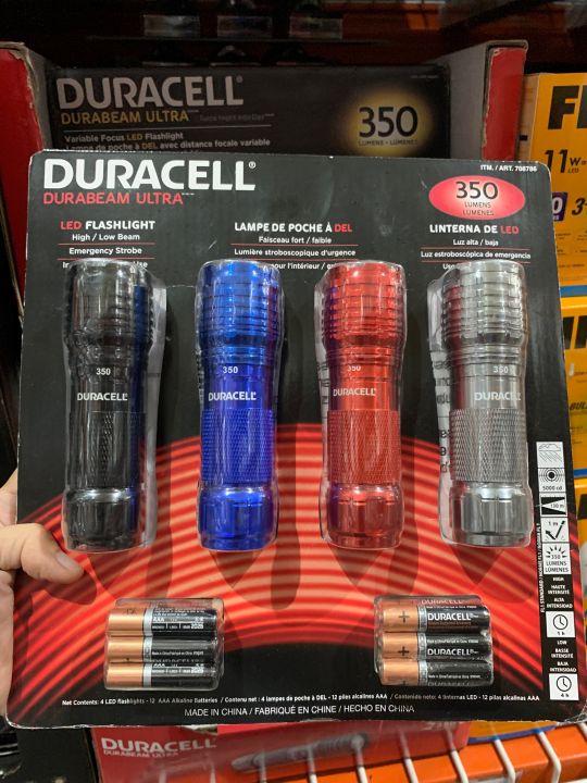 Duracell Flashlight 350 Lumen 4 Packs Lazada PH