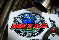 สติกเกอร์ MEZAA อะไหล่ซิ่ง งานสวย เกรดA สีเงาสวย กันแดด กันน้ำ