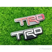 (1ชิ้น) โลโก้ TRD ทำจากอลูมิเนียม กว้าง13.0cmcm สูง3.5cm ระบุสีในข้อความ