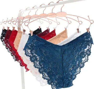Buy Women's Briefs Ladies Underwear Lace Mid Waist Seamless Panties Silk  Comfortable Lace Cotton Briefs Underwear Pants Online at  desertcartPhilippines