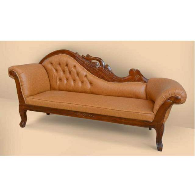 Sofa Jati Ukiran Jeporo 200 x 68 x 100 Lazada Indonesia