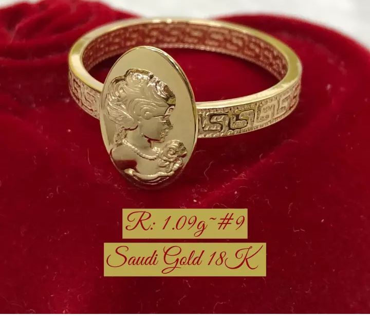 kameo Ring Pawnable 18k Saudi Gold | Lazada PH