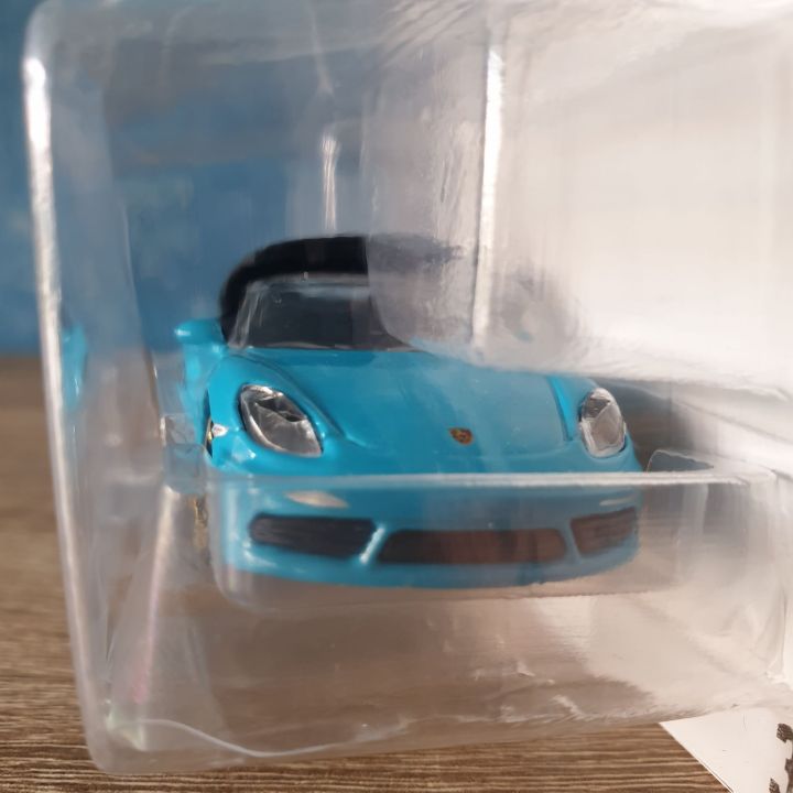 โมเดลรถเหล็ก-majorette-porsche-718-boxster-porsche-edition-blue-สีน้ำเงิน-เปิดประทุนได้-โมเดลรถสะสม