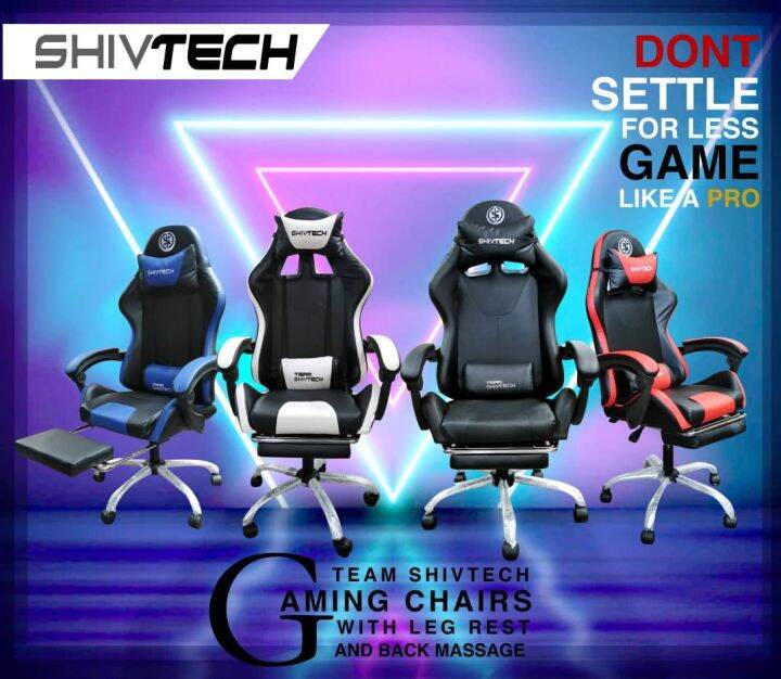 Gaming Chair with Leg Rest. Lazada PH