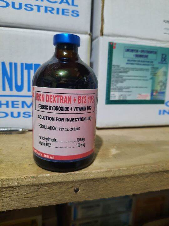 IRON DEXTRAN +B12 10 100ML Lazada PH