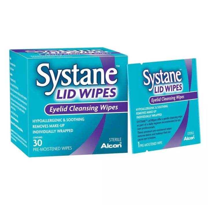Systane Lid Wipes Eyelid Cleansing Wipes Lazada