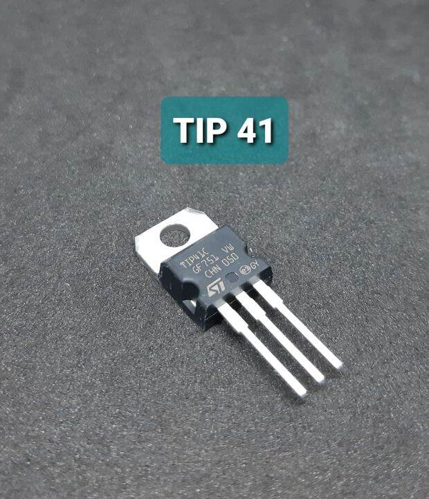 TRANSISTOR TIP41 ORIGINAL ST TIP 41ST MANDIRI JAYA ELEKTRONIC | Lazada ...