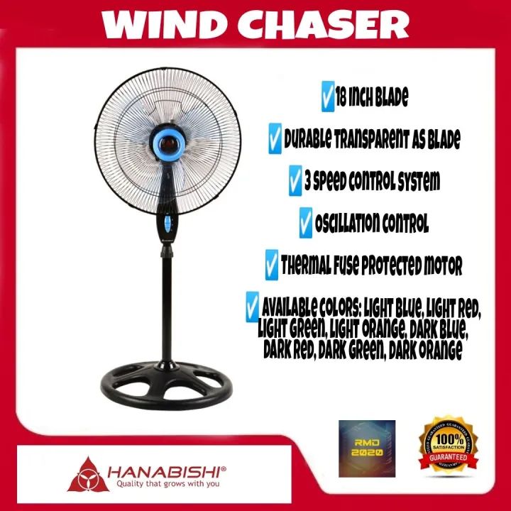 Hanabishi Stand Fan Wind Chaser WC18SF Lazada PH