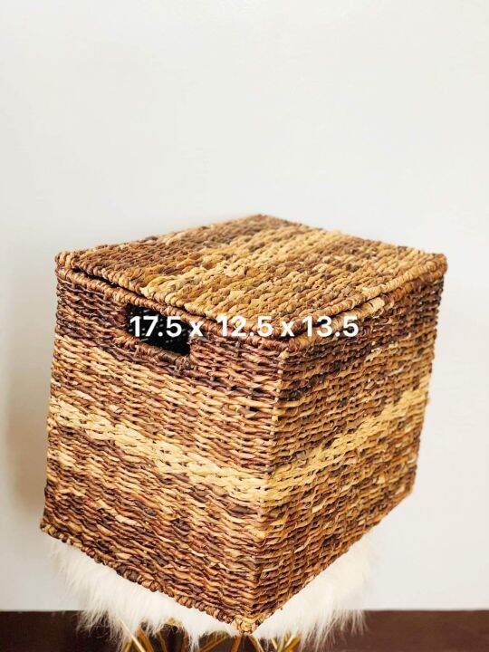 Handmade Abaca Storage Basket Lazada PH