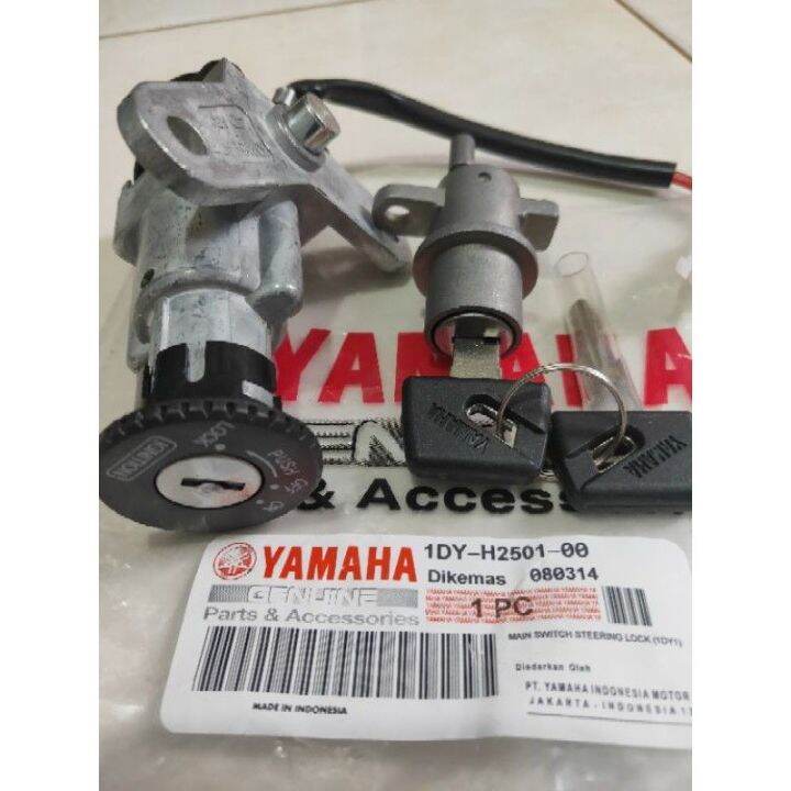 Kunci kontak (1DY) yamaha jupiter z lama set jok belakang ORI Yamaha