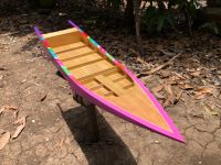 RC boat เรือบังคับ เรือสองตอน (ลำเปล่า) (ม่วงอมแดง)ขนาด 70 cm