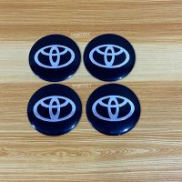 โลโก้ฝาครอบล้อ รถ Toyota ( s ) โลโก้ติดดุมล้อ   ขนาด : เส้นผ่าศูนย์กลาง 56 mm (ราคาต่อชุด มี 4 ชิ้น )