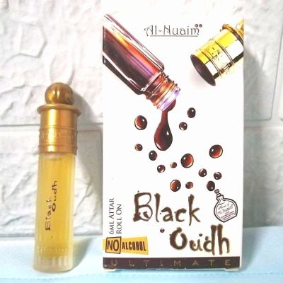 น้ำหอมอาหรับ Alnuaim​ Black​ Oudh​ 6ml ไม่มี​แอลกอฮอล์​