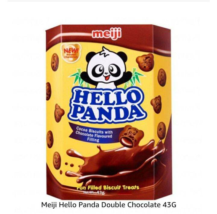 Meiji Hello Panda Double Chocolate 43g 2pcs Lazada Ph