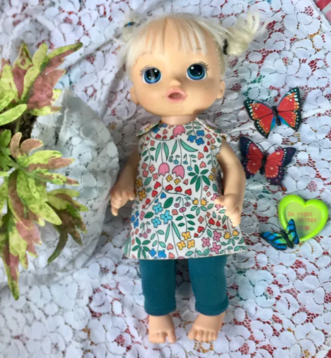 Baby Alive Clothes /Baby Alive Reversible Top W/ Legging( Doll Not
