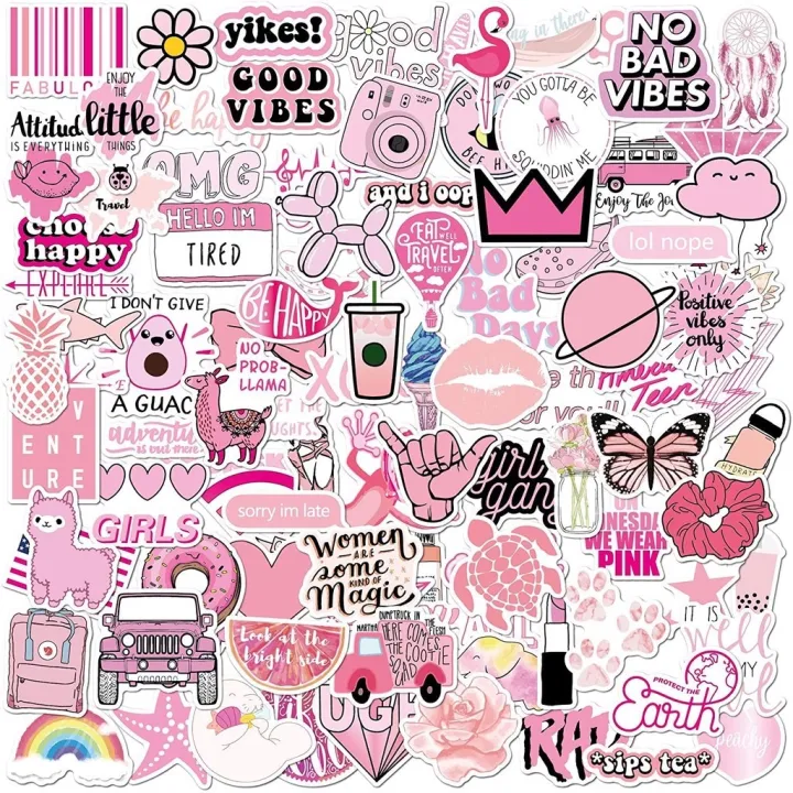 3pcs. Girly Cute Sticker Decals Lazada PH