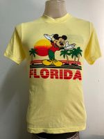 เสื้อยืด ลาย มิกกี้เมาส์ FLORIDA สไตล์วินเทจ