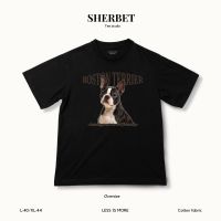 sherbetteeshopเสื้อยืดลาย boston terrier