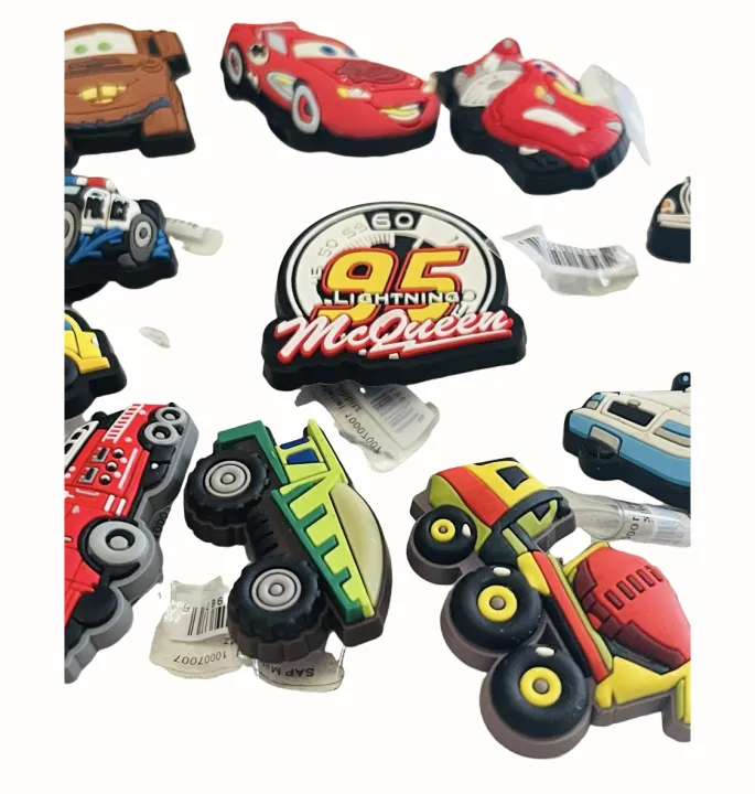 Cars jibbitz for crocs original with tag and logo Lazada PH