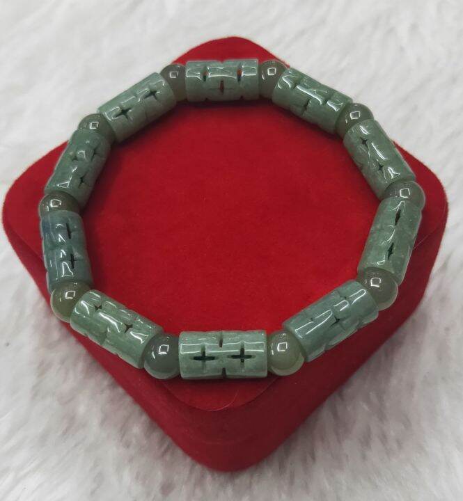 Cross Flower Jade Lucky Bracelet Lazada PH