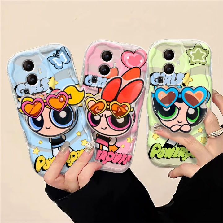 With Free Holder Hontinga Casing Case For Vivo V25 V25e V27 Pro V27e