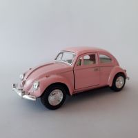 รถเหล็ก รถโฟล์คเต่าคลาสสิค Volkswagen Beetle สีพาสเทล ตัวรถเปิดประตูได้ มีระบบลาน